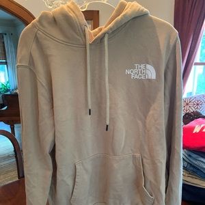 Tan North Face sweatshirt size small